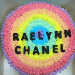 1x Rainbow Cake @$45 (Size: 7 Inches) (Additional Fillings: Chocolate Filling (7 Inch Cake) +$8.00)