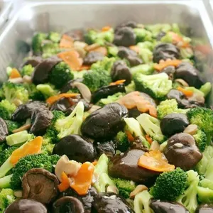 Broccoli w/ Mushroom • 双菇兰花(Chef's Recommended)