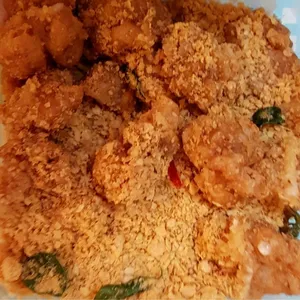 1x 咸蛋虾 Salted Egg Prawns (Medium)
