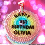 1x Rainbow Cake @$45 (Size: 7 Inches) (Additional Fillings: Chocolate Filling (7 Inch Cake) +$8.00)