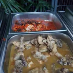 Baked Fish Fillet with Toamto Basil Sauce