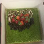 1x Matcha Bean @$72.9 (Size : 10.5 Inch (20-28 pax)) (Big Candles : 1) (Small Candles : 1)