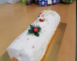 Christmas Log Cake | Customer Photo | Brightaste Food Pte Ltd (Previously Shugar Gourmet).