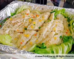 Baked White Fish w/ Lemon Dill Sauce | Customer Photo | Katong Catering