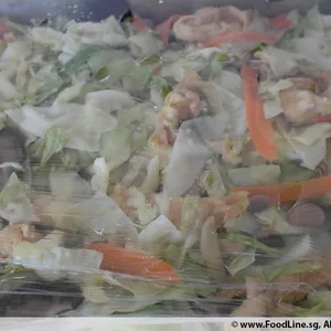 香炒素根包菜 Cabbage w/ Assorted Mushroom (NEW)