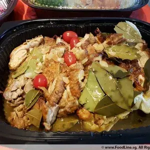 Roasted Boneless Chicken Orange Segment Reduction