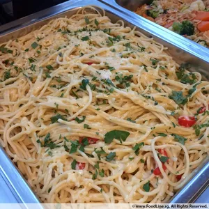 Spaghetti Aglio Olio with Parmesan & Chilli Flakes