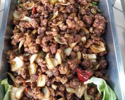 Black Pepper Pork 黑椒咕噜肉 | Customer Photo | Fu Kwee Caterer Pte Ltd