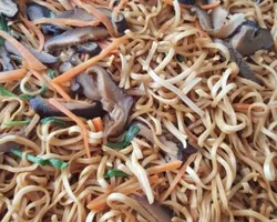 Ee Fu Noodle with Mushroom 干烧伊面 | Customer Photo | International Catering Pte Ltd