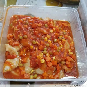 Steamed Fish with Tomato Concasse