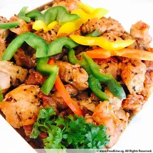 Chicken Chop with Black Pepper Sauce