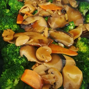 三菇西兰花 Broccoli w/ Assorted Mushroom
