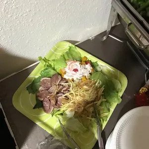 发财冷盘 Fortune Treasure Platter (Thai Style Marinated Jelly Fish, Prawn Salad & Sliced Smoked Duck)