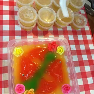 Festive Sea Coconut Aloe Vera Pudding