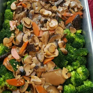 三菇西兰花 Broccoli w/ Assorted Mushroom