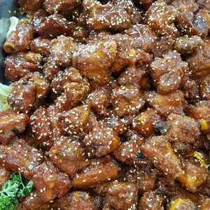 蜜汁排骨 Pork Ribs w/ Honey Sauce