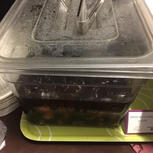 Grass Jelly with Longan