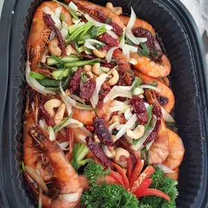 Sautéed Gong Bao Prawn & Bell Pepper