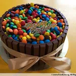 1x KitKat M&Ms Chocolate Cake @$50 (Size: 7 Inches)