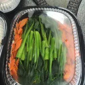 Stir-Fried Chye Sim with Oyster Sauce & Carrot