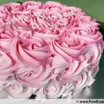 1x Rosette Pink @$38.9 (Size : 7 Inch (7-10 pax)) (Flavours : Chocolate) (Eggless: No) (Big Candles : 5) (Small Candles : 5)