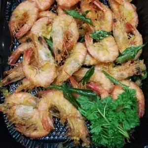 牛油鲜虾 Deep Fried Butter Prawn