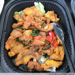 Salted Egg Pork Chop