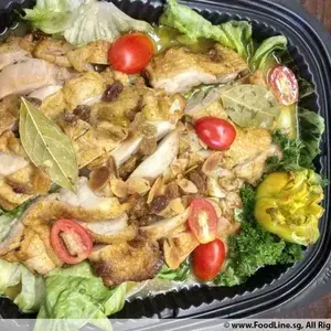 Roasted Boneless Chicken Orange Segment Reduction