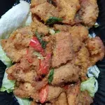 Salted Egg Pork Chop
