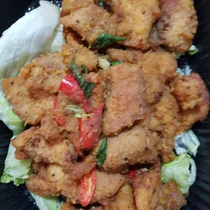Salted Egg Pork Chop