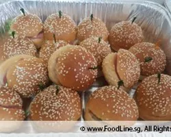 Mini Ham Burger | Customer Photo | ECreative Catering Pte Ltd