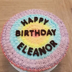 1x Rainbow Cake @$45 (Size: 7 Inches) (Additional Fillings: Chocolate Filling (7 Inch Cake))