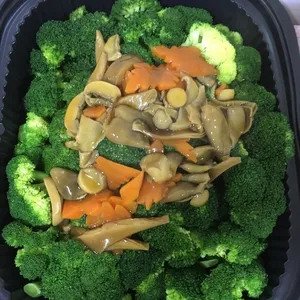 Broccoli with Mixed Mushroom