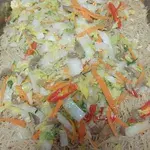 Hong Kong Noodles with Trio Mushroom (Vegetarian)