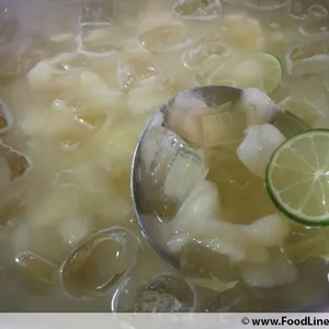 Soursop Ice Jelly with Lime