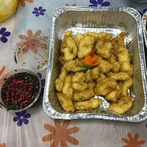Cocktail Fish with Kicap Manis Chilli Dip