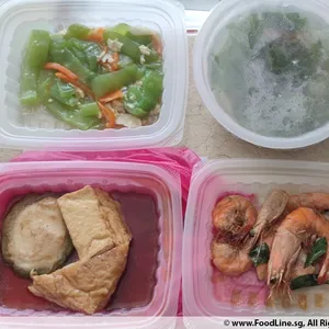 Lunch Tingkat (20 Day, 3 Dishes + Soup OR 4 Dishes)