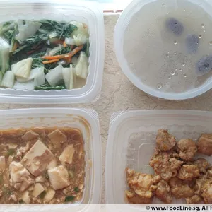 Lunch Tingkat (20 Day, 3 Dishes + Soup OR 4 Dishes)