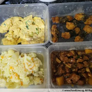 Dinner Tingkat (20 Days, 3 Dishes + Soup OR 4 Dishes)