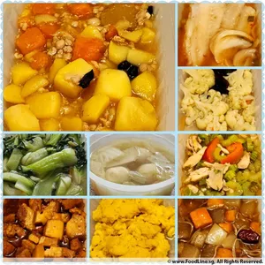 Lunch/Dinner Tingkat (5 Days, 3 Dishes + Soup OR 4 Dishes)