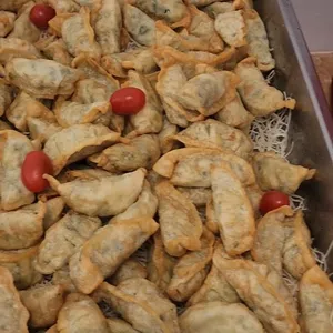 Honey Prawn Dumpling with Mayo Dip
