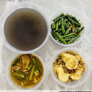 Trial Tingkat - 3 Dishes + 1 soup/ 4 Dishes (5 days)(Lunch)