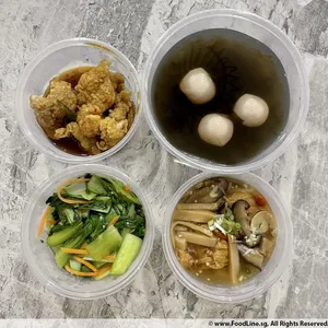 Trial Tingkat - 3 Dishes + 1 soup/ 4 Dishes (5 days)(Lunch)
