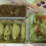 Tingkat - 3 Dishes + 1 soup/ 4 Dishes  (20 days)(Lunch)
