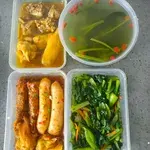 Tingkat - 3 Dishes + 1 soup/ 4 Dishes  (20 days)(Lunch)