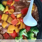 Sautéed Sliced Beef with Broccoli