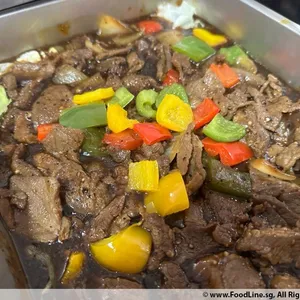Sautéed Oriental Black Pepper Sliced Beef