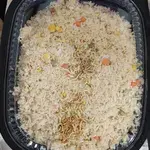 Signature Wok-Fried Egg Rice with Silver Fish