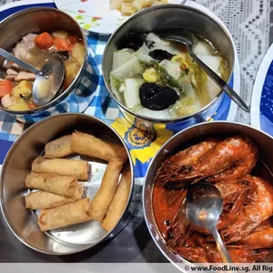 Dinner Tingkat (20 Days, 3 Dishes + Soup OR 4 Dishes)