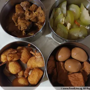 Dinner Tingkat (20 Days, 3 Dishes + Soup OR 4 Dishes)
